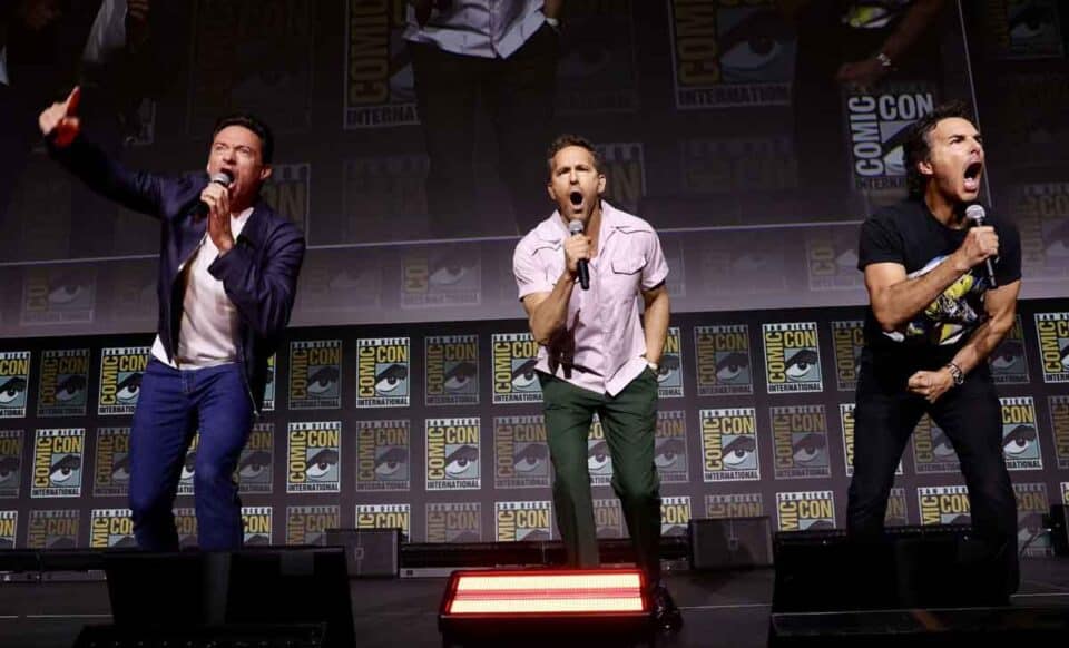 deadpool y lobezno en la san diego comic con