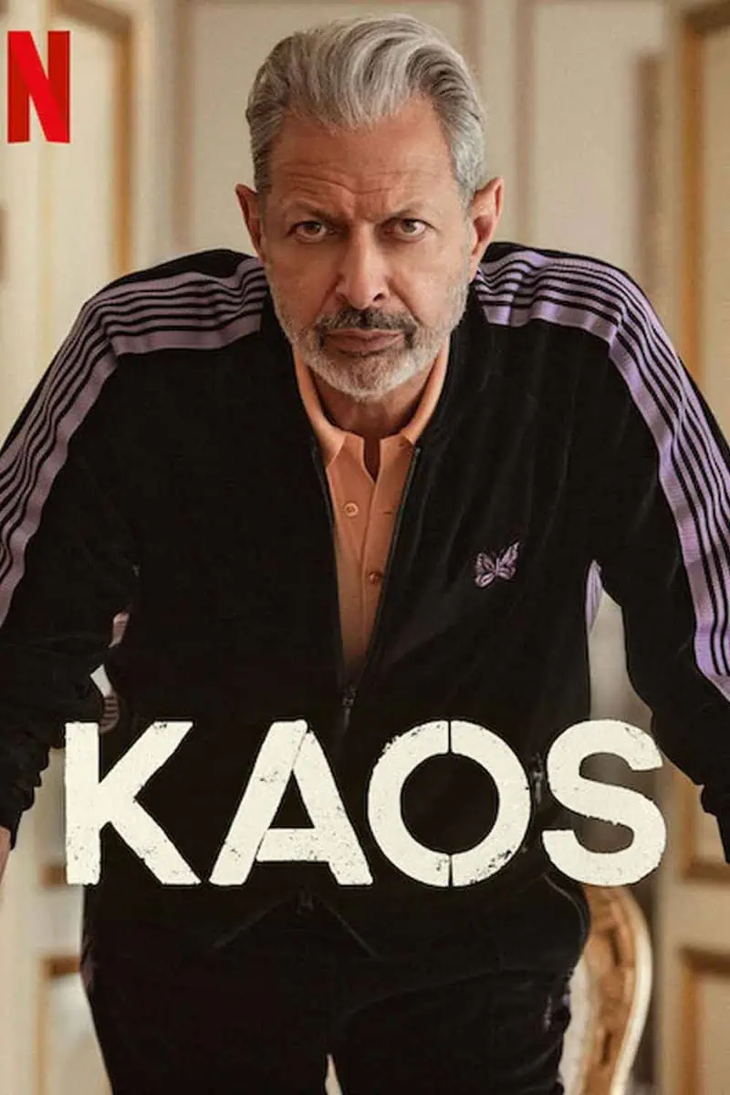 jeff goldblum como zeus en kaos de netflix