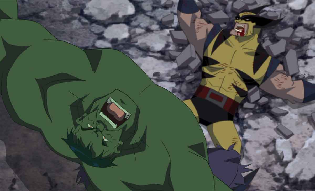 wolverine y hulk