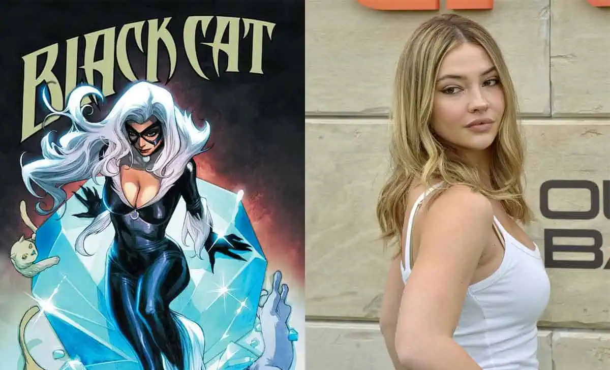 black cat y madelyn cline en marvel studios