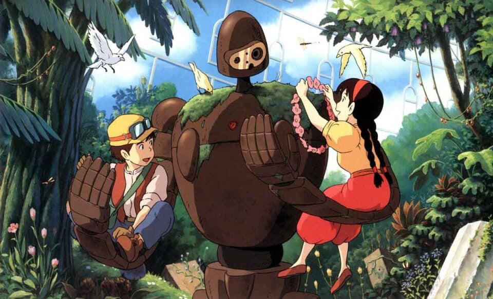 robots laputianos de castle in the sky de hayao miyazaki