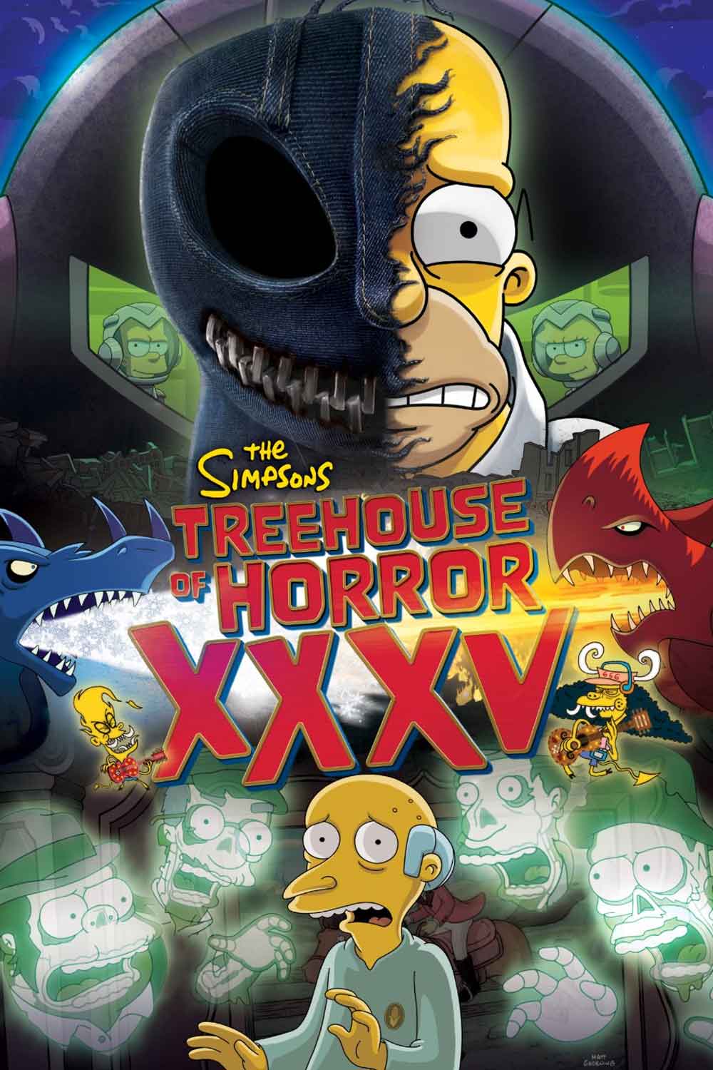 los simpson impacta con la casa-árbol del terror xxxv