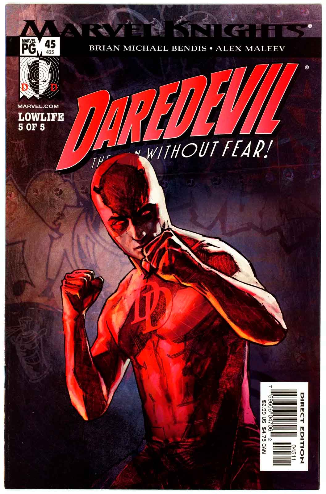 marvel knights daredevil #45