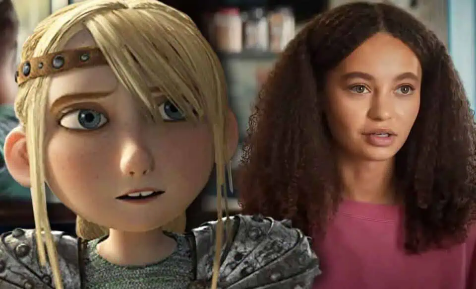 nico parker es astrid en cómo entrenar a tu dragón