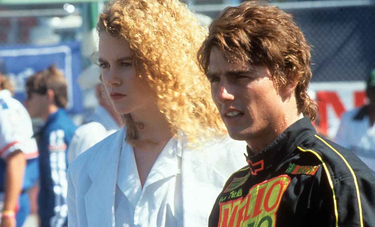 tom cruise y nicole kidman en días de trueno (1990)