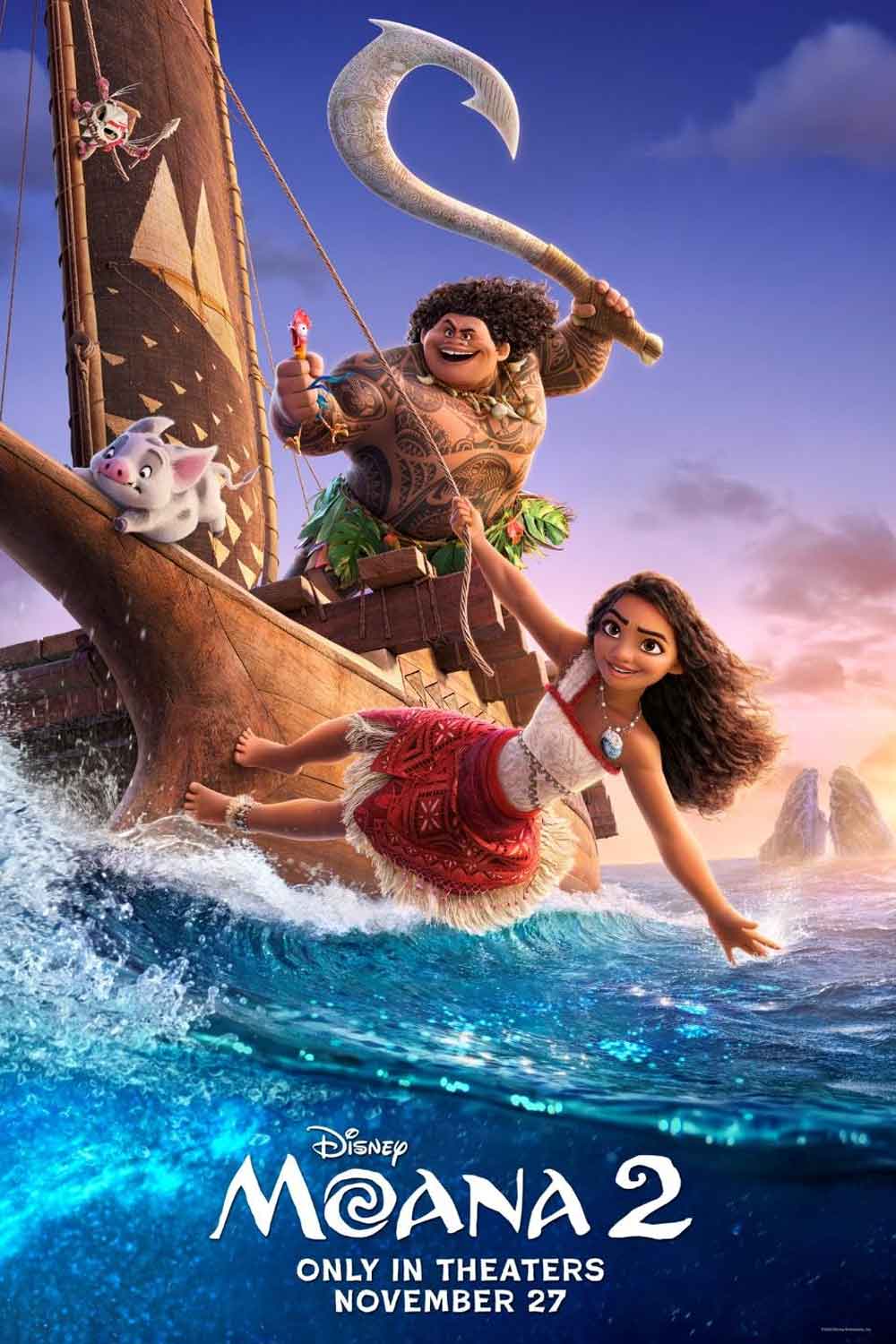 vaiana 2 poster noviembre 2024