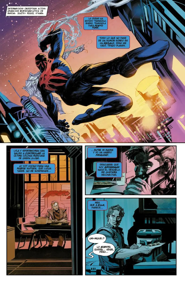 miguel o'hara: spiderman 2099 100% marvel. spiderman 2099 v1