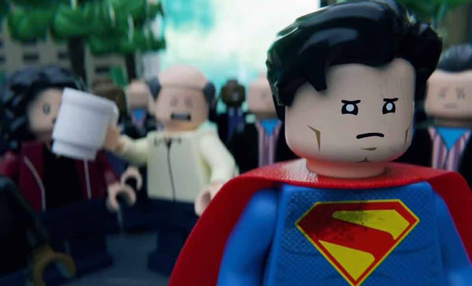 superman tráiler lego