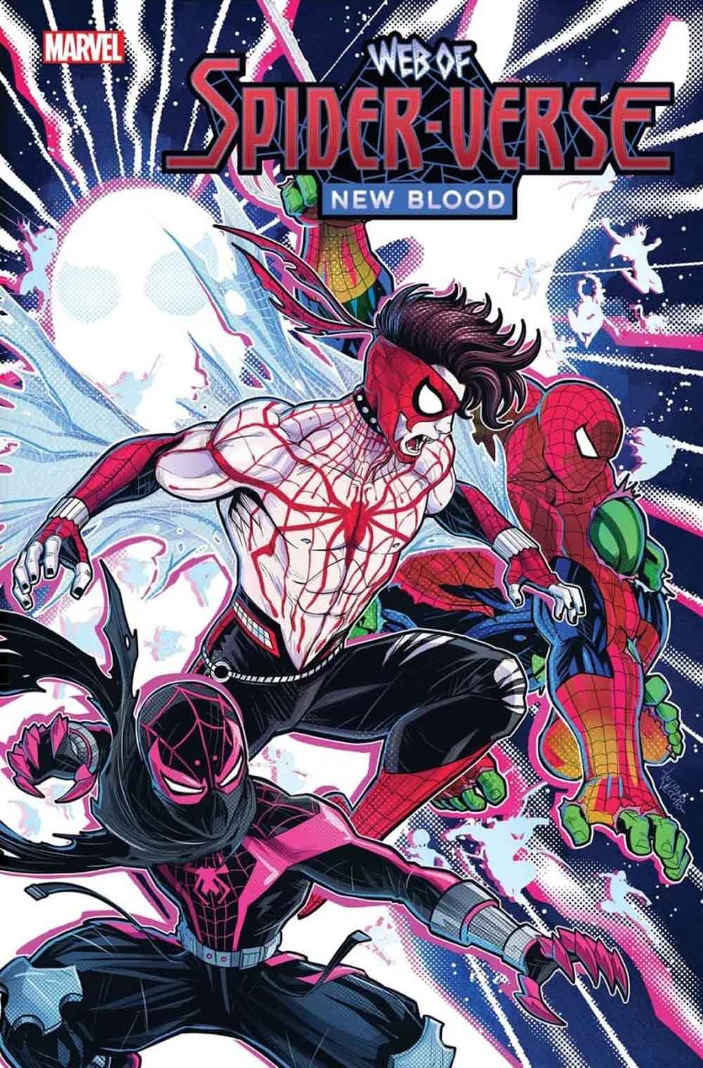 spider-man web of spider-verse new blood 1