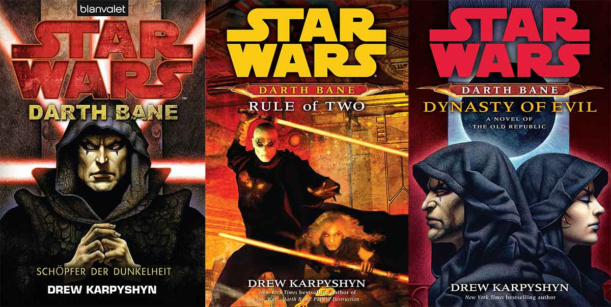 trilogía de darth bane escrita por drew karpyshyn